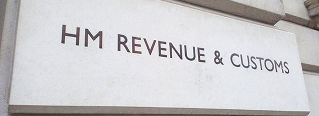 HM Revenue & Customs Building Sign.
