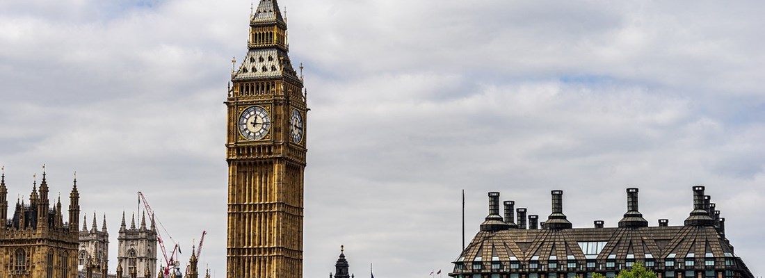 Big Ben seen from across the Thames