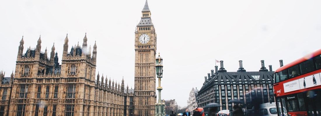 Parliament on a rainy day