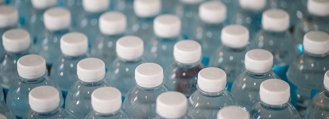 Plastic bottles.