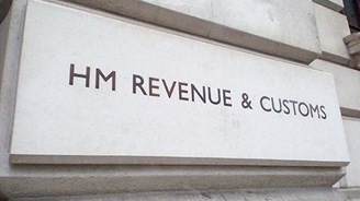 HM Revenue & Customs sign.