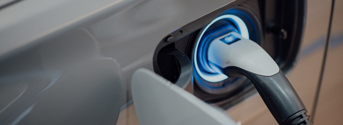 Electric Car being charged.