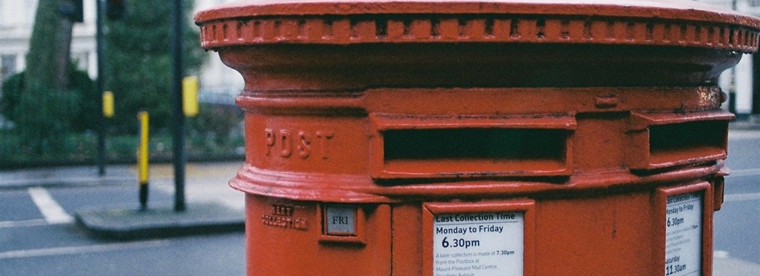 Post Box on city street.